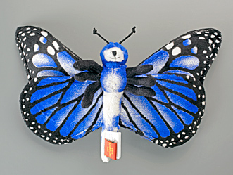 blue butterfly plush
