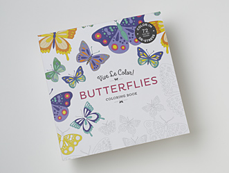 Vive Le Color! Butterflies Coloring Book